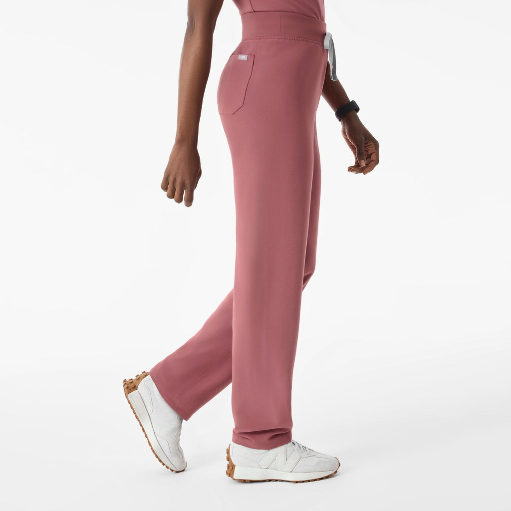 Livingston High-Rise Straight-Leg Scrub Pant™ - Mauve