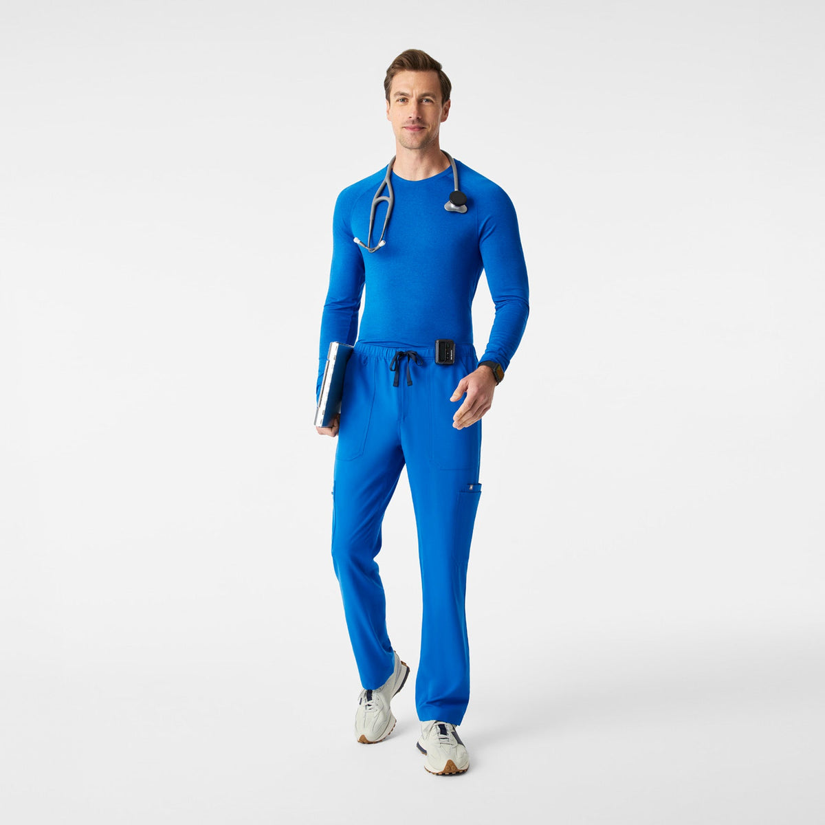 Makato Seamless Long-Sleeve Underscrub - Royal Blue
