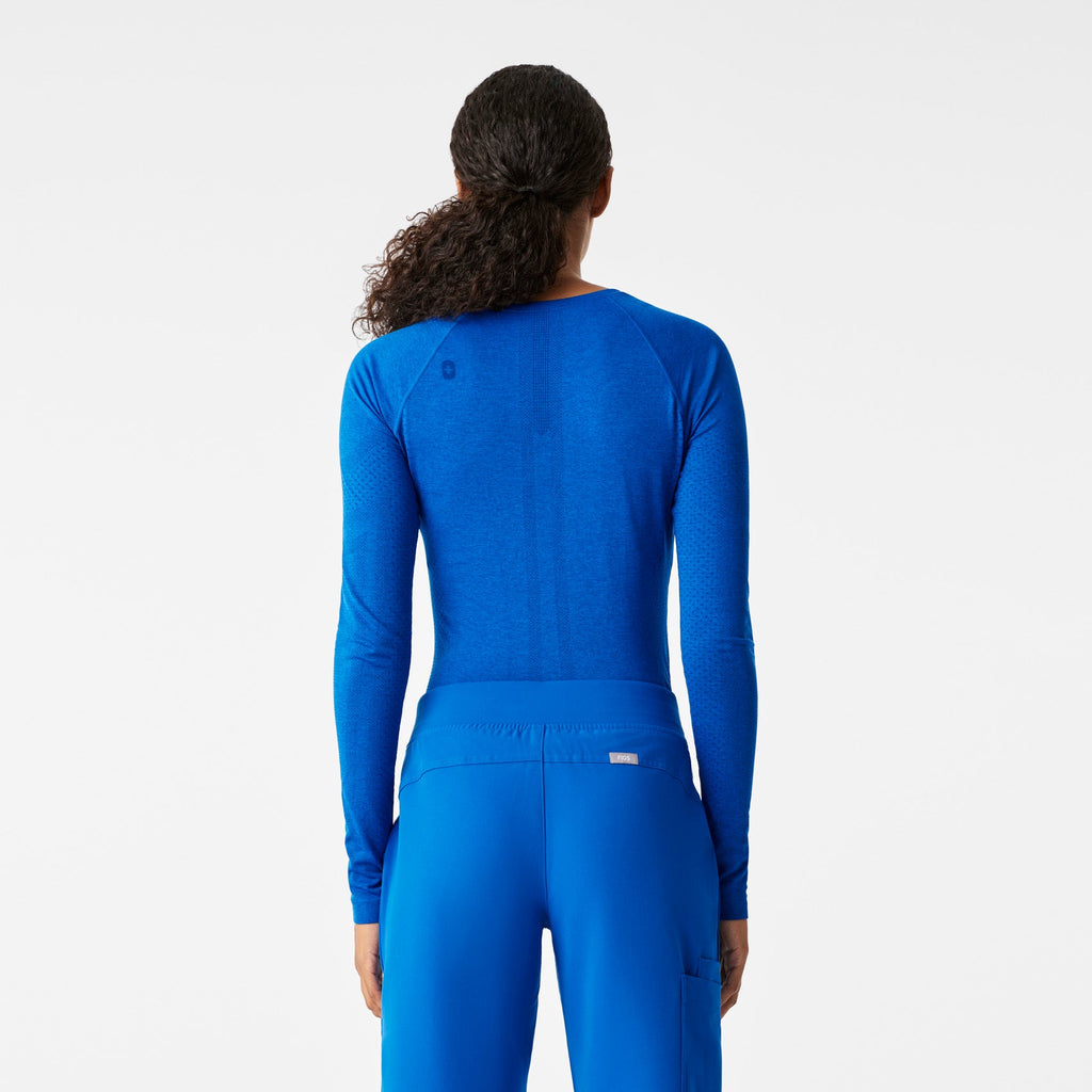 Salta Seamless Long-Sleeve Underscrub - Royal Blue