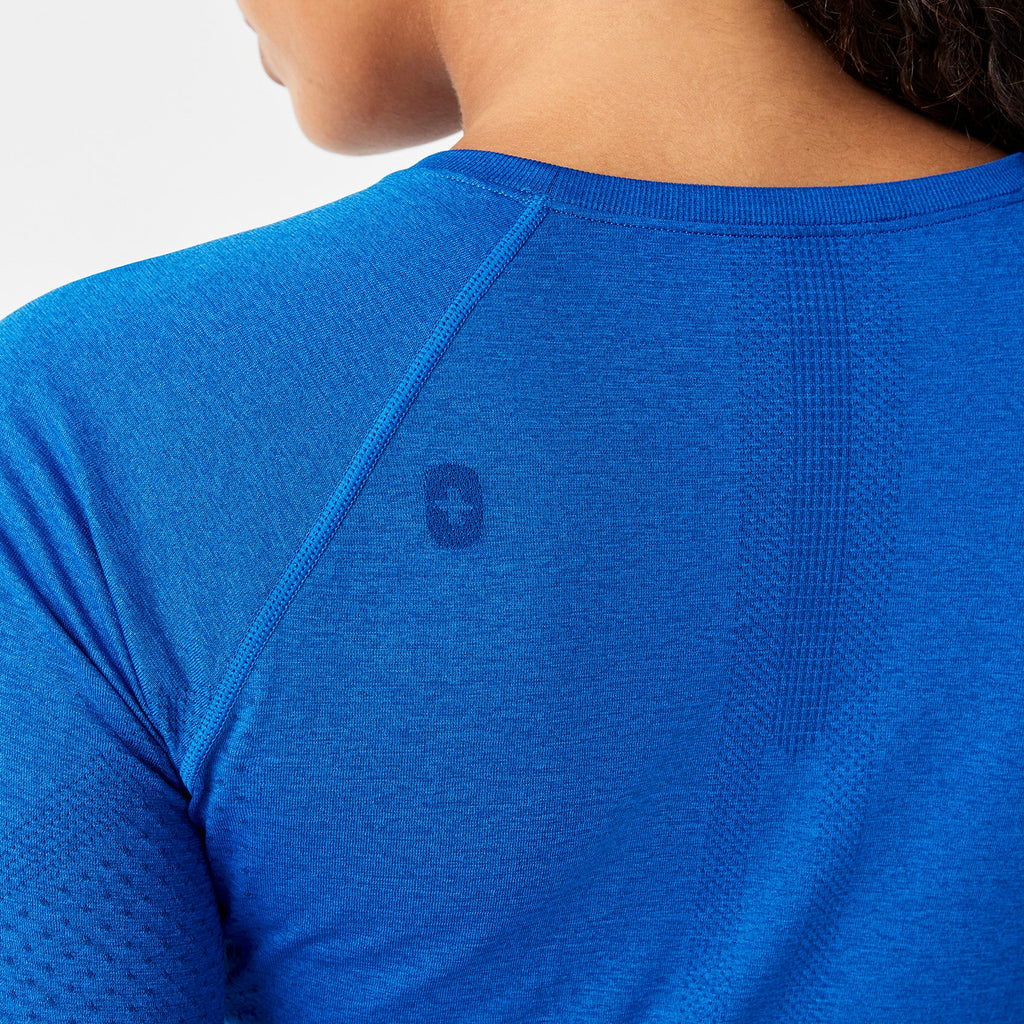 Salta Seamless Long-Sleeve Underscrub - Royal Blue
