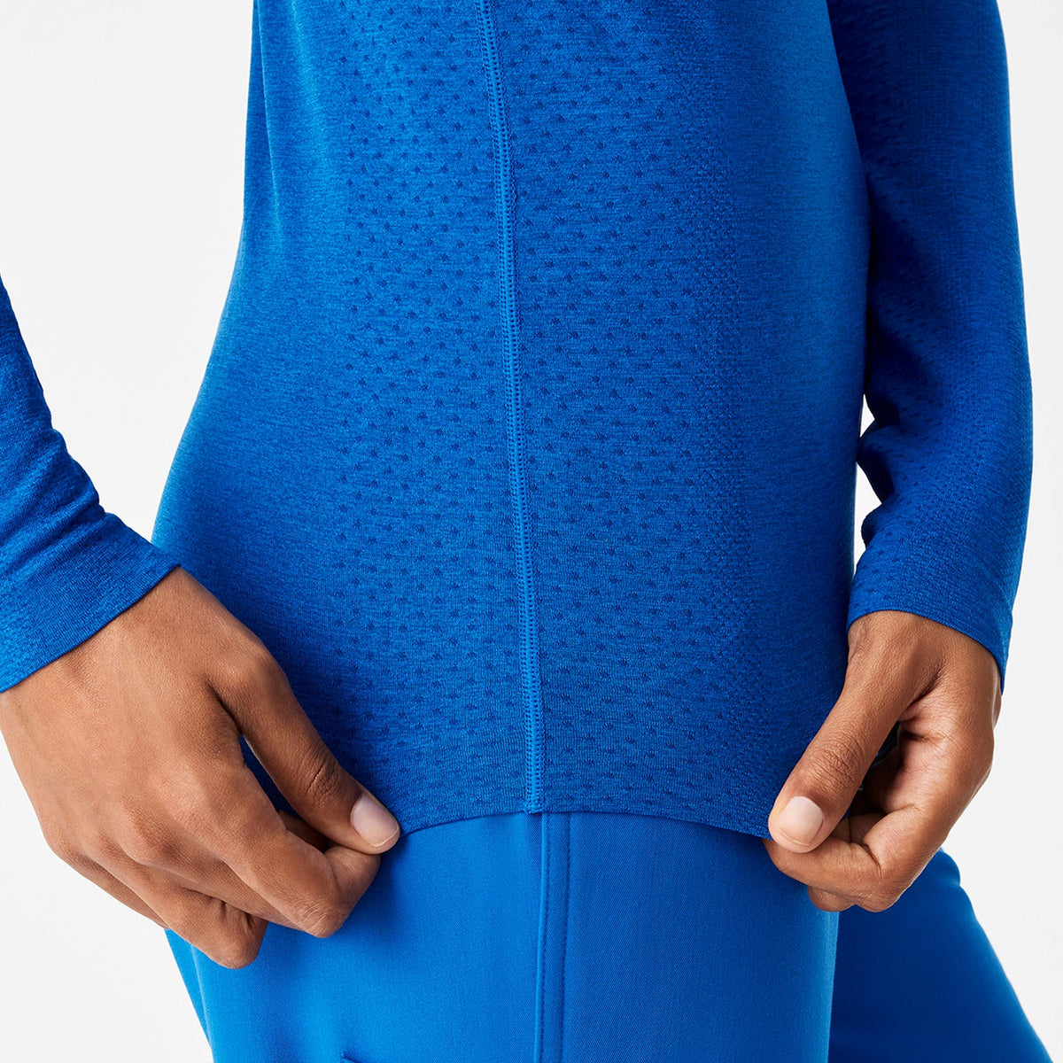 Salta Seamless Long-Sleeve Underscrub - Royal Blue
