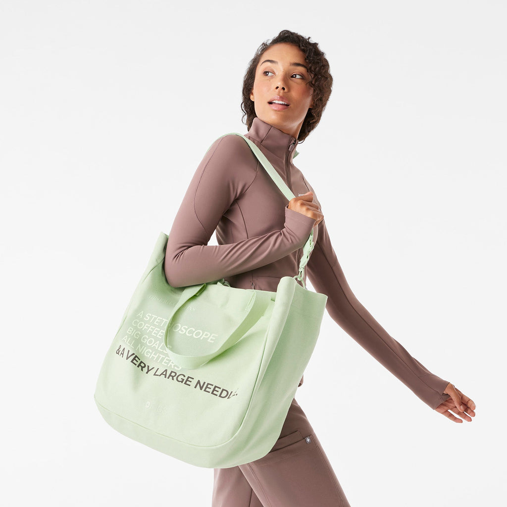 A Very Large Needle Detachable Strap Tote - Sagewater
