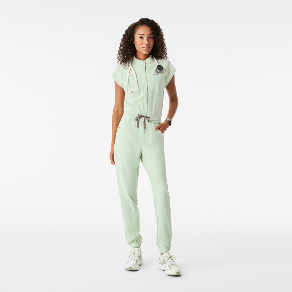 Rafaela Jogger ScrubJumpsuit™ - Sagewater