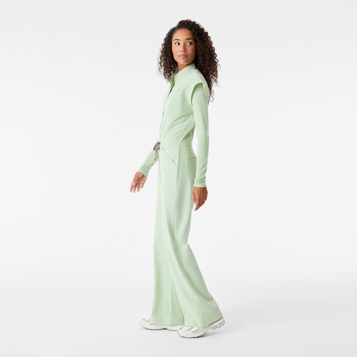 Rafaela Wide-Leg ScrubJumpsuit™ - Sagewater