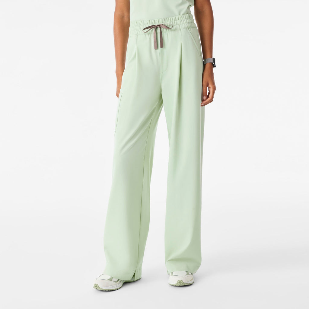 Shelby Ultra-High-Rise Wide-Leg Scrub Pant - Sagewater
