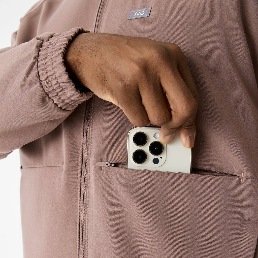 Cobaki Scrub Jacket - Smokey Taupe