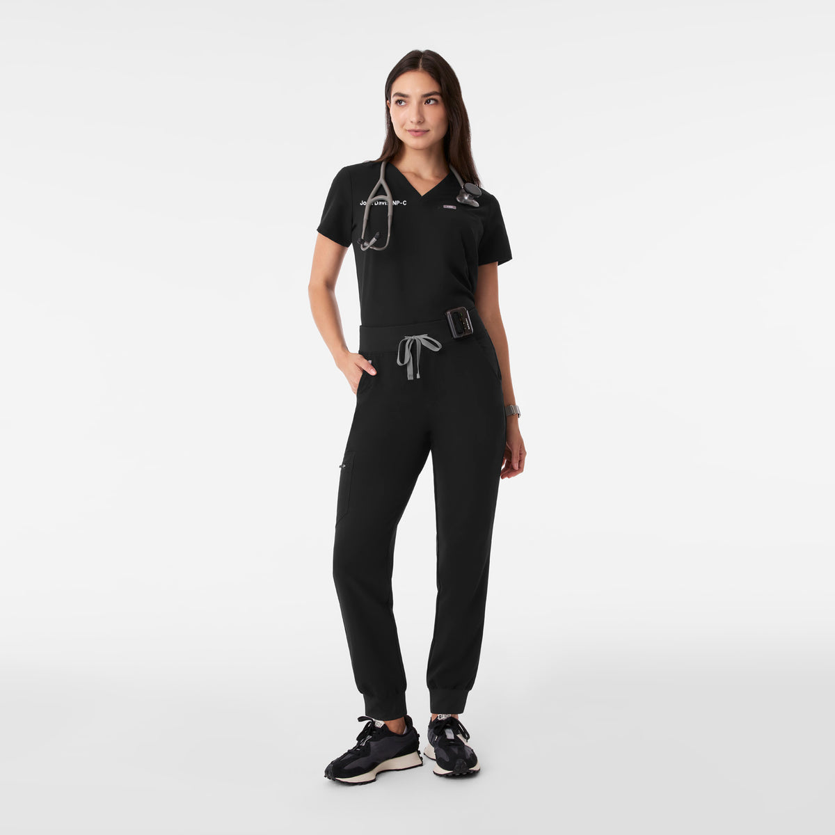 Zamora High-Rise Jogger Scrub Pant™ - Black