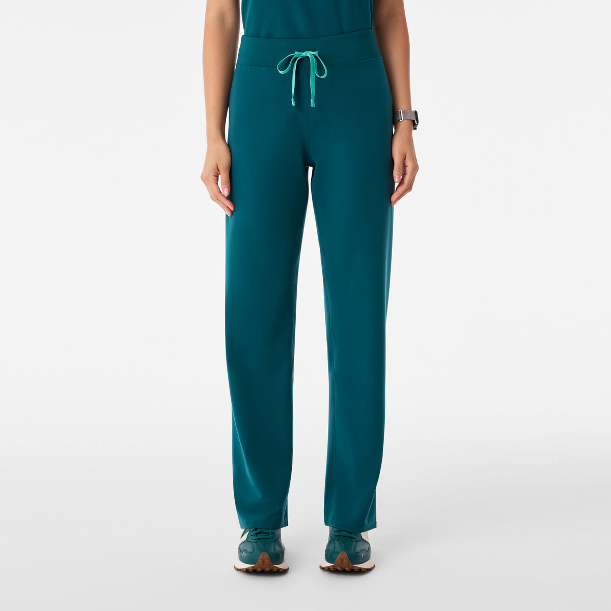 Livingston High-Rise Straight-Leg Scrub Pant™ - Caribbean Blue