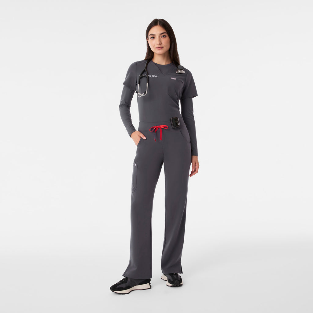 Kade Straight-Leg Scrub Pant™ - Charcoal