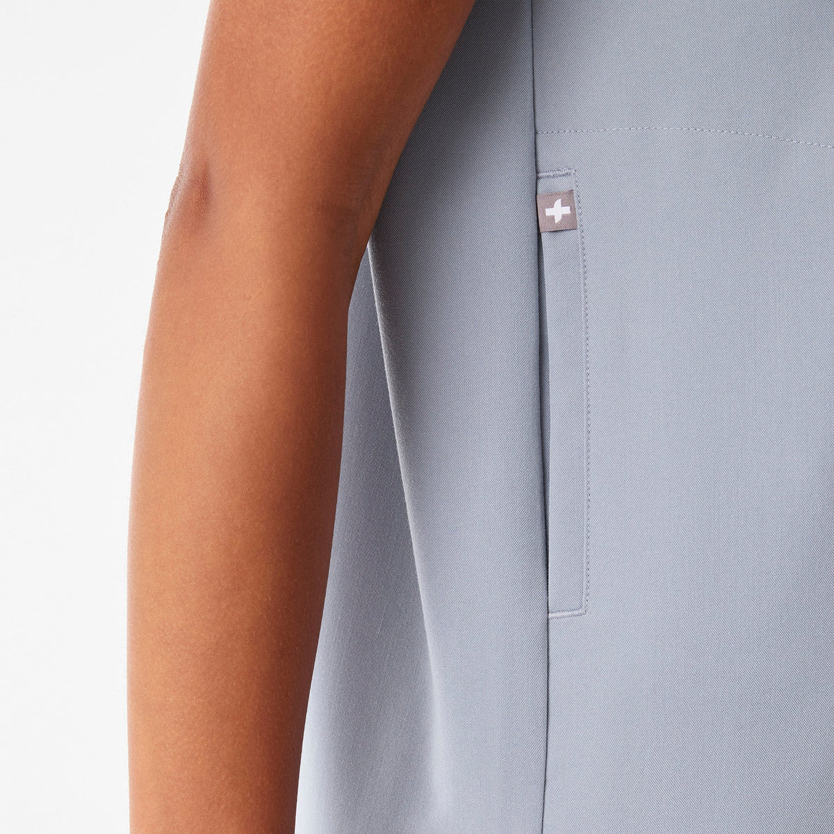 Rafaela Oversized Scrub Top™ - Harbor Grey