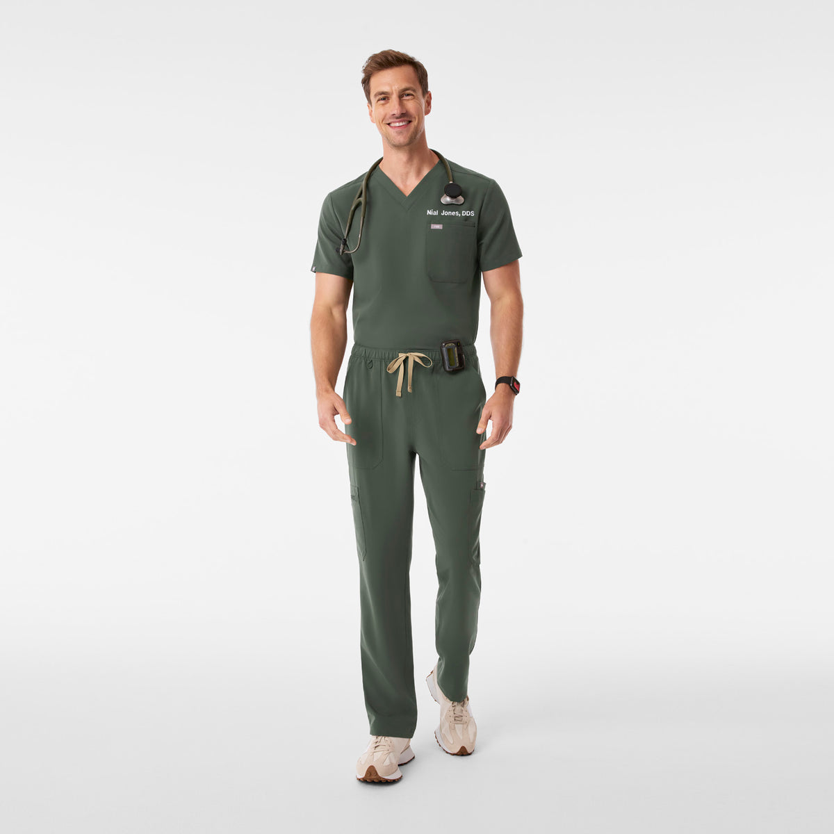 Cairo Straight-Leg Scrub Pant™ - Moss