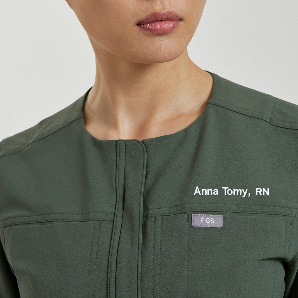 Castella Barrel ScrubJumpsuit™ - Moss
