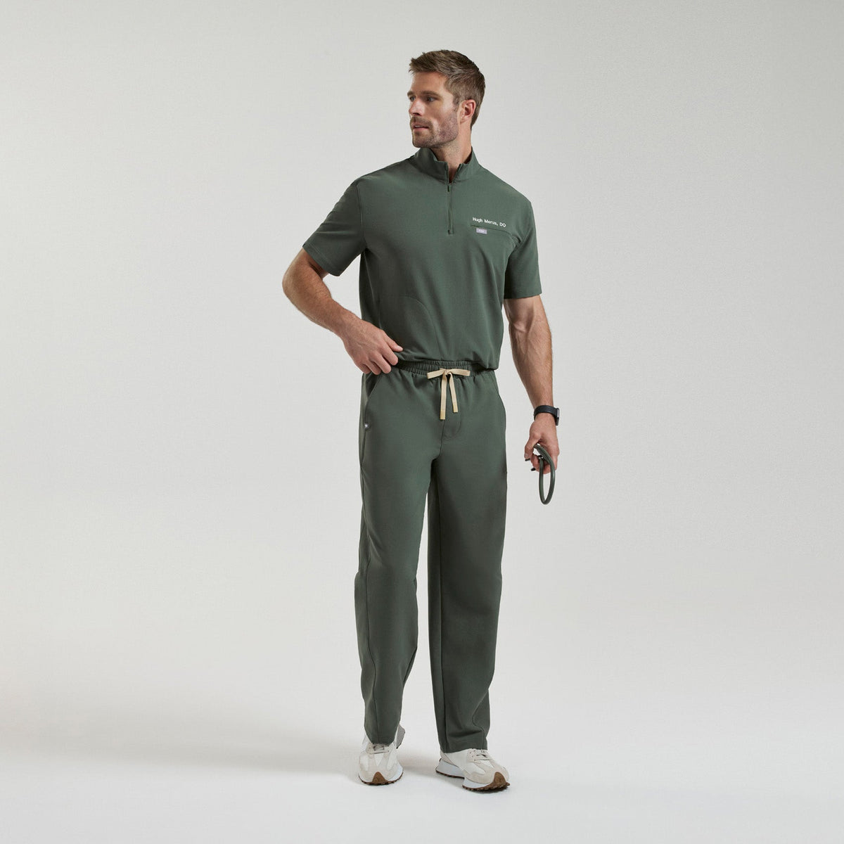 Everett Straight-Leg Scrub Pant - Moss