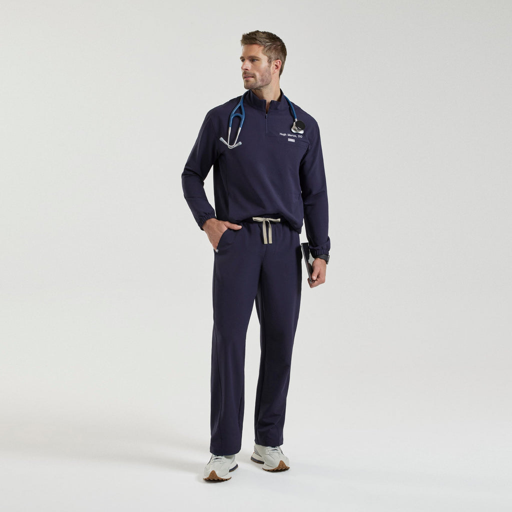 Everett Straight-Leg Scrub Pant - Navy