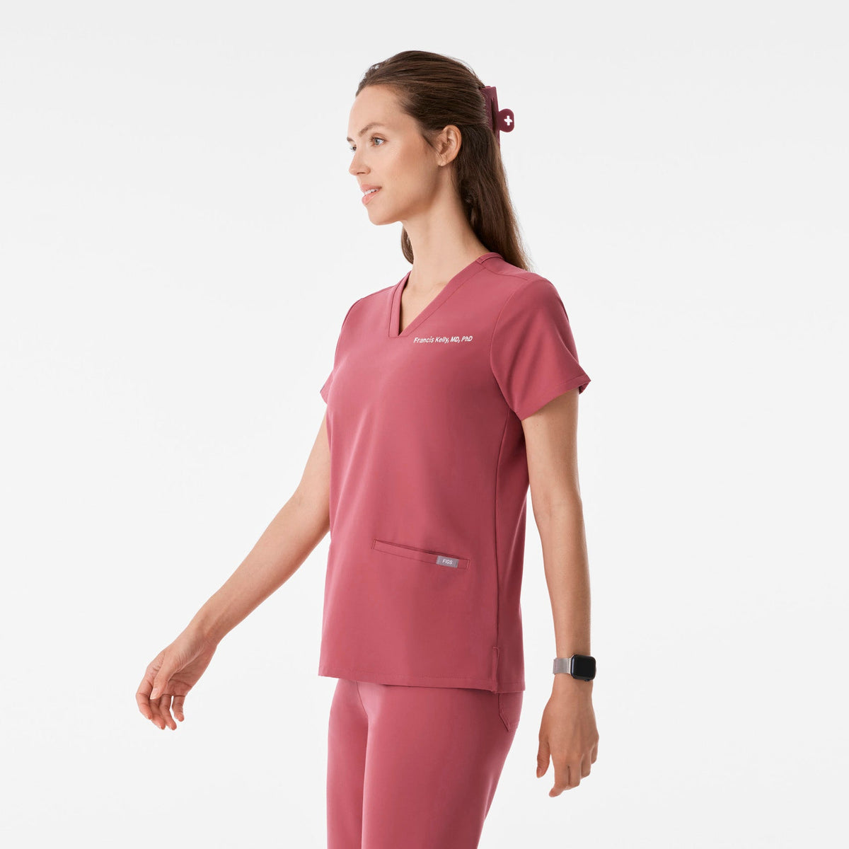 Casma Scrub Top™ - Berry Spice