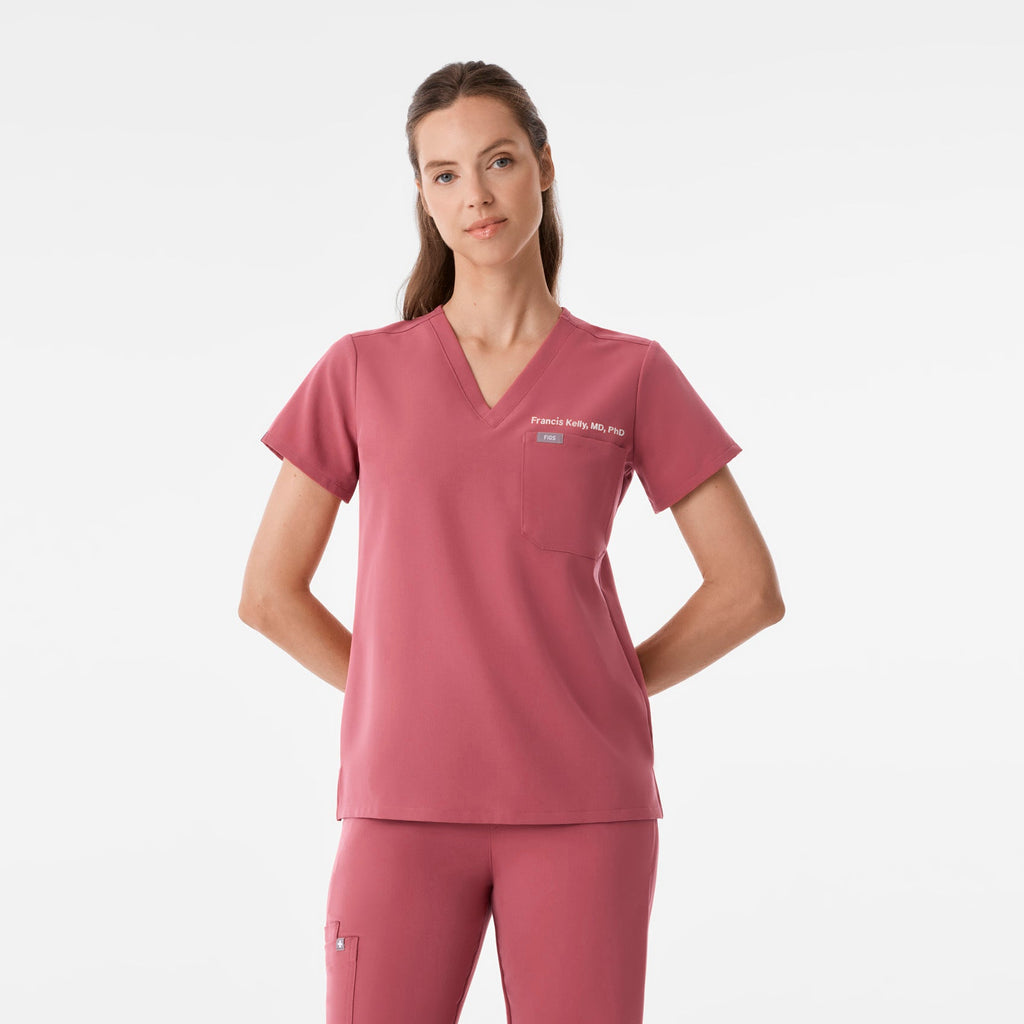 Catarina Scrub Top™ - Berry Spice