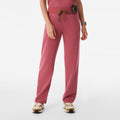 Livingston High-Rise Straight-Leg Scrub Pant™ - Berry Spice