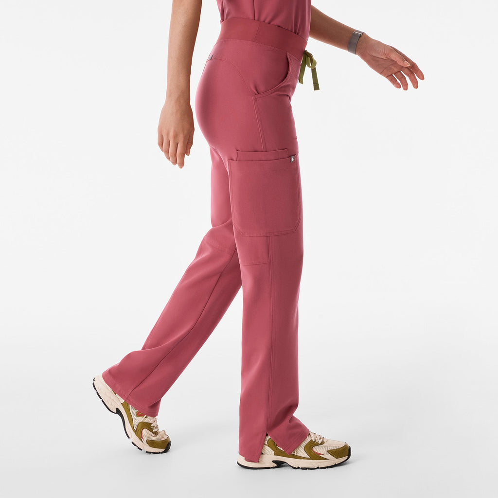 Kade Straight-Leg Scrub Pant™ - Berry Spice