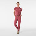 Rafaela Jogger ScrubJumpsuit™ - Berry Spice