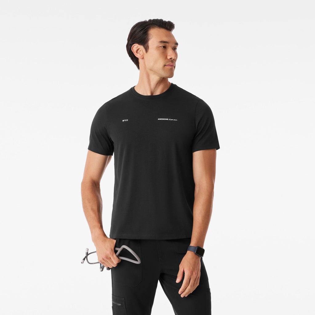 Awesome Human Short-Sleeve Tee - Black