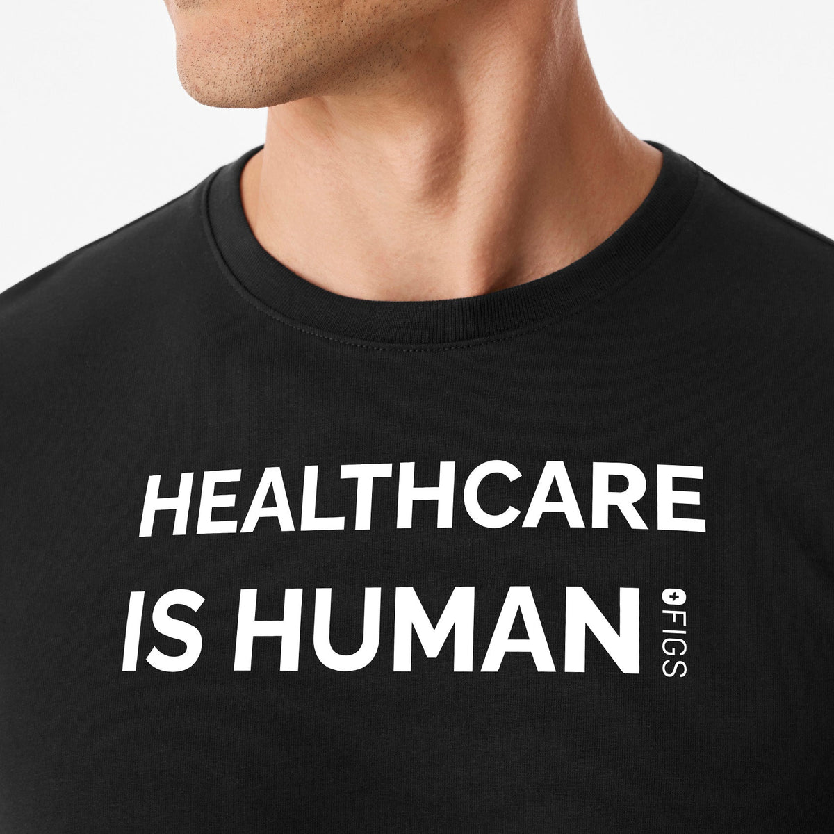 Healthcare is Human Short-Sleeve Tee - Black