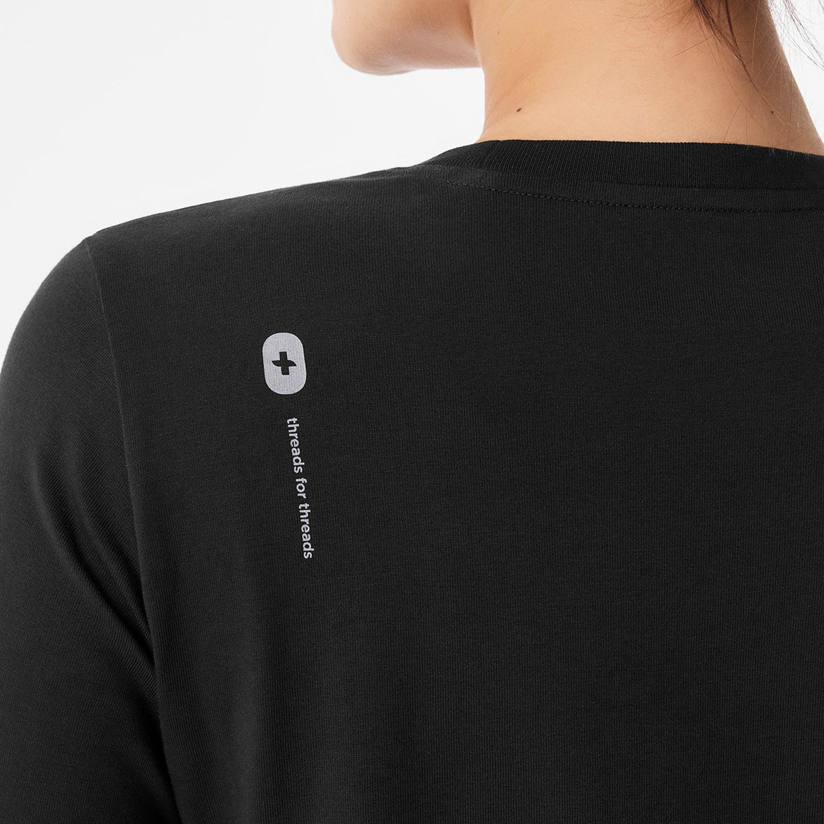 Do It With Heart Long-Sleeve Tee - Black