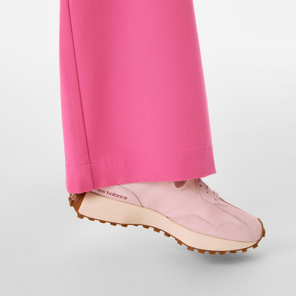 Isabel High-Rise Wide-Leg Scrub Pant - F*ing Pink