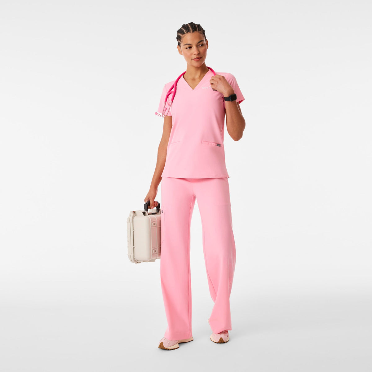Casma Scrub Top™ - Fight Club Pink