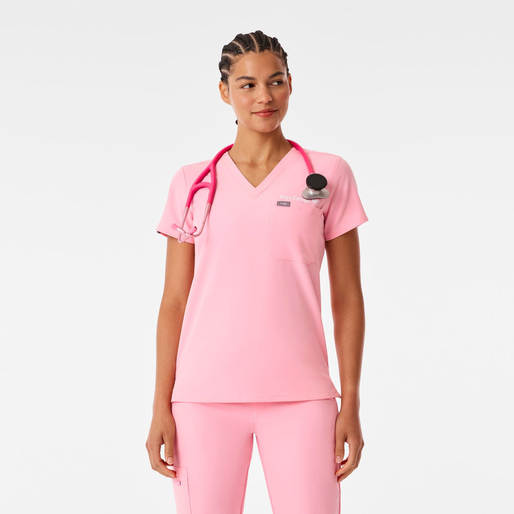 Catarina Scrub Top™ - Fight Club Pink