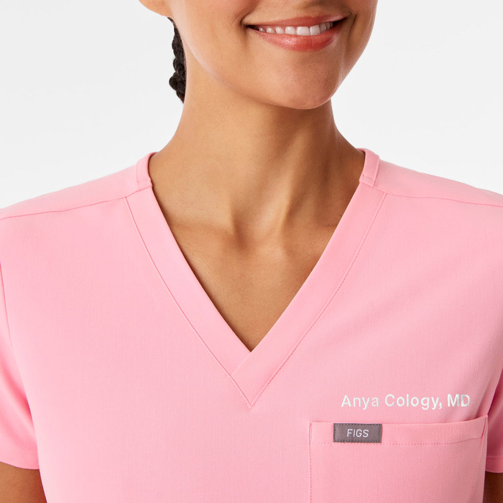 Catarina Scrub Top™ - Fight Club Pink