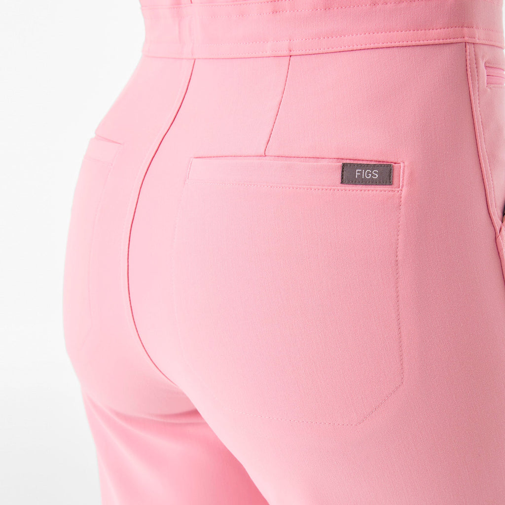 Rafaela Wide-Leg ScrubJumpsuit™ - Fight Club Pink