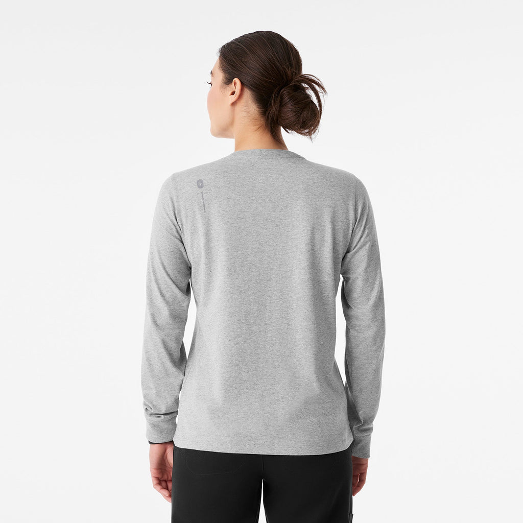 Do It With Heart Long-Sleeve Tee - Heather Grey