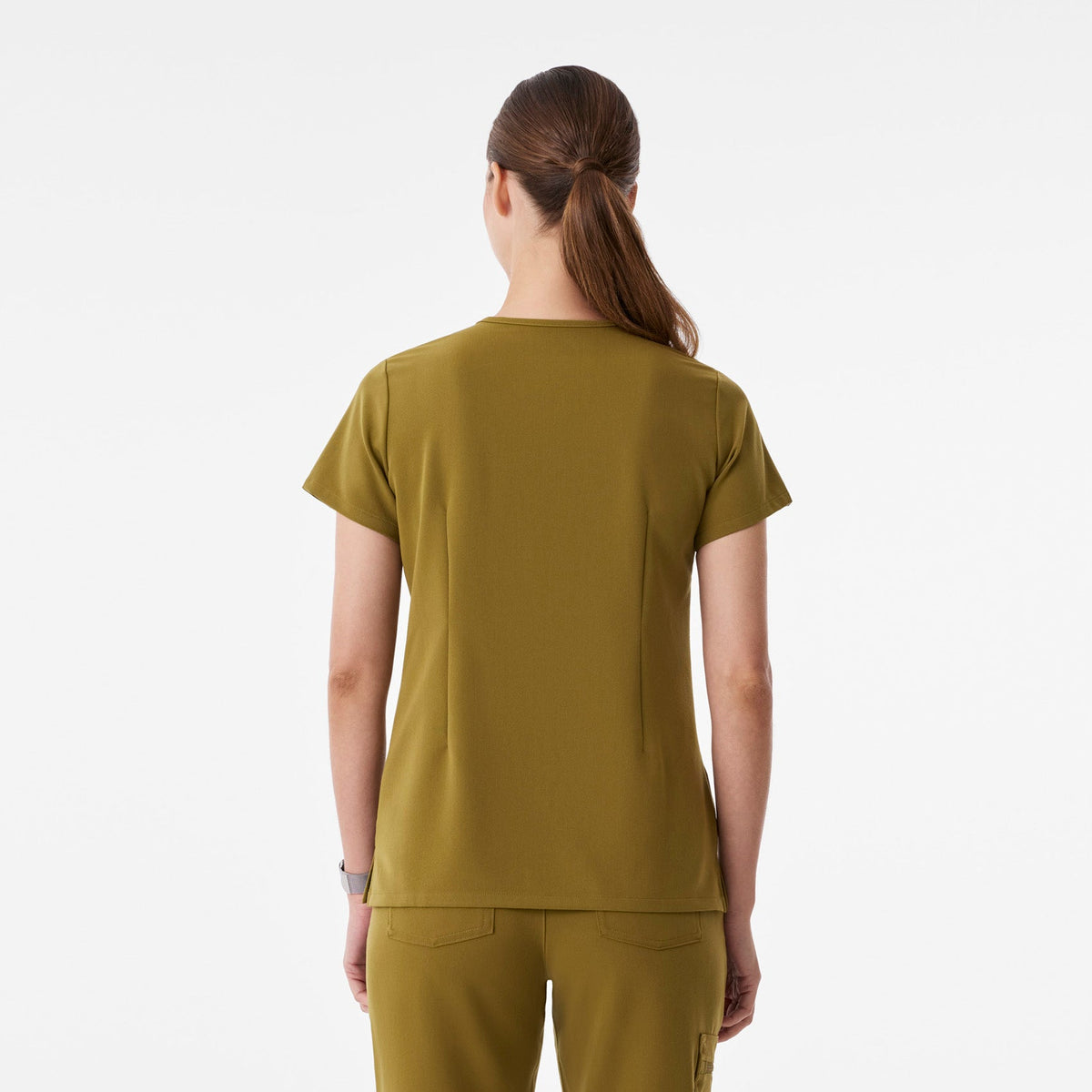 Catarina Scrub Top™ - Martini Olive