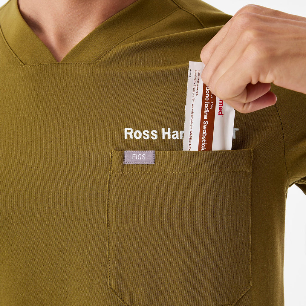 Chisec Scrub Top™ - Martini Olive