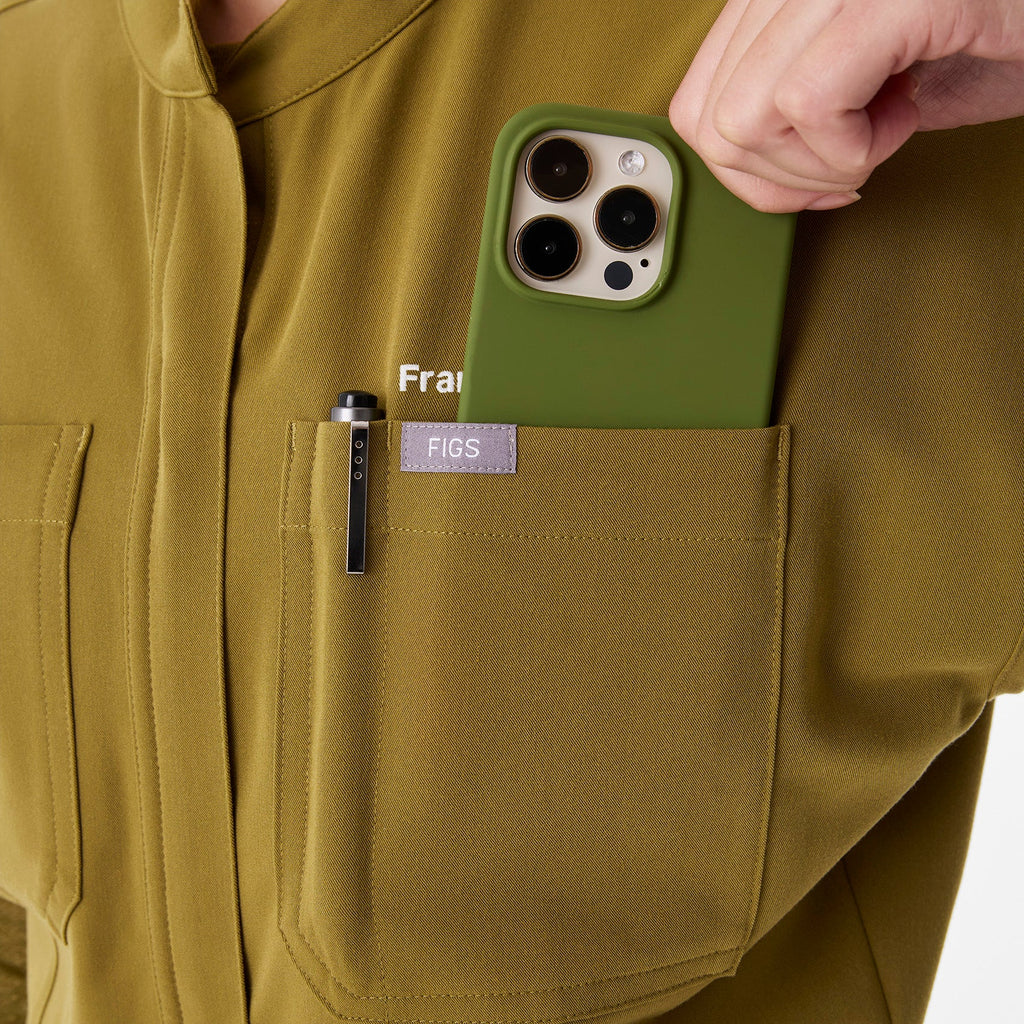Rafaela Jogger ScrubJumpsuit™ - Martini Olive