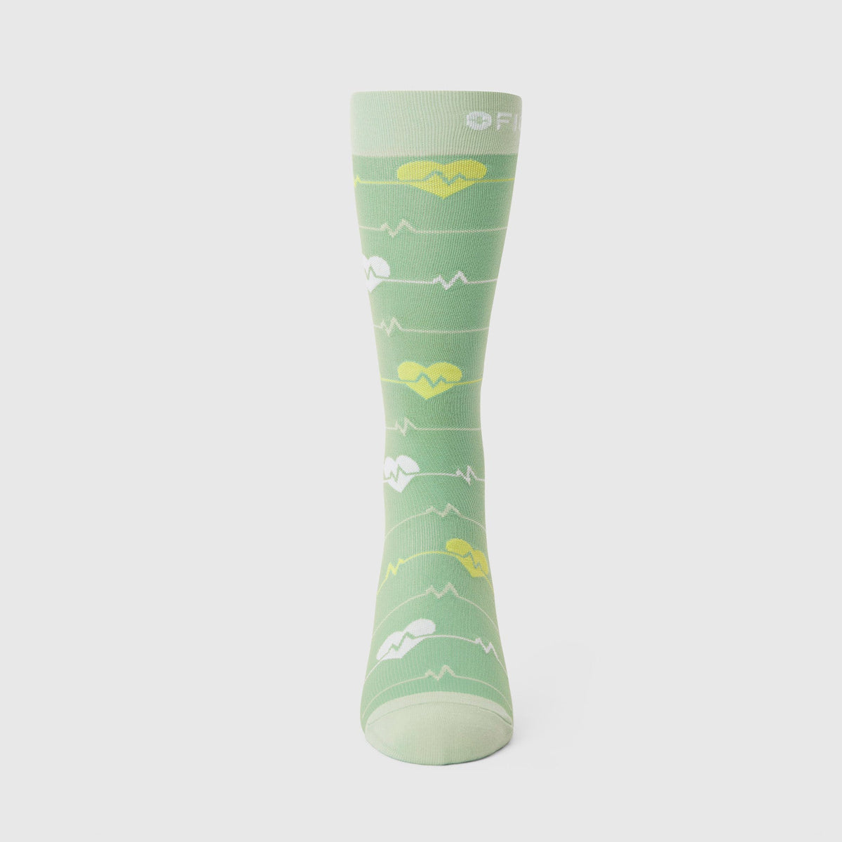 FIGS Compression Socks - Heartbeat/Dark Sagewater