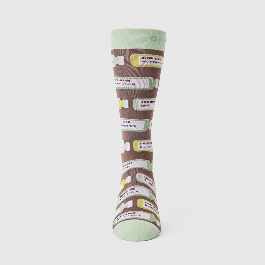 FIGS Compression Socks - Vital Vials/Smokey Taupe