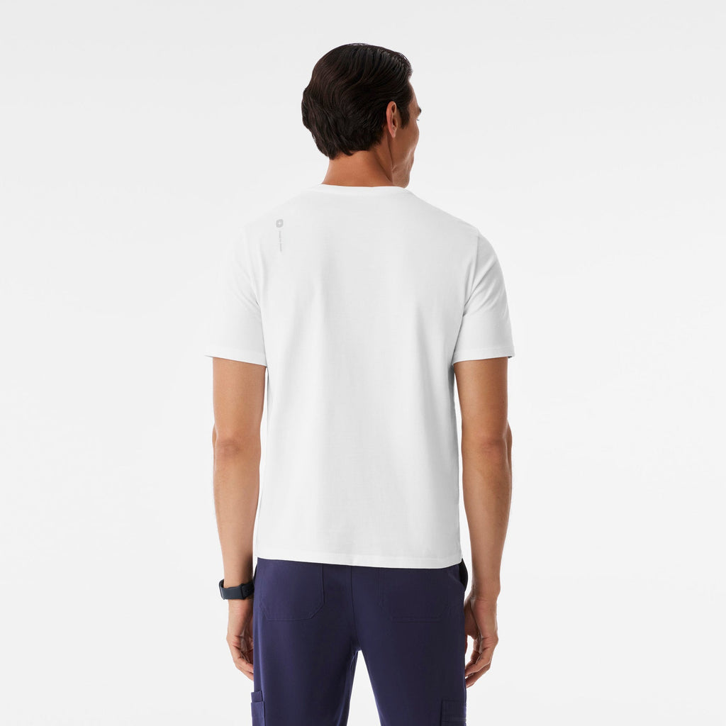 Awesome Humans Wear FIGS Short-Sleeve Tee - Optic White