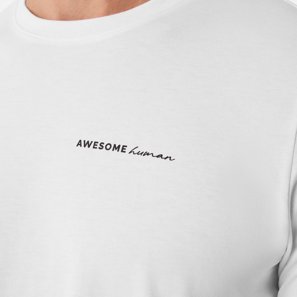 Awesome Human Short-Sleeve Tee - Optic White
