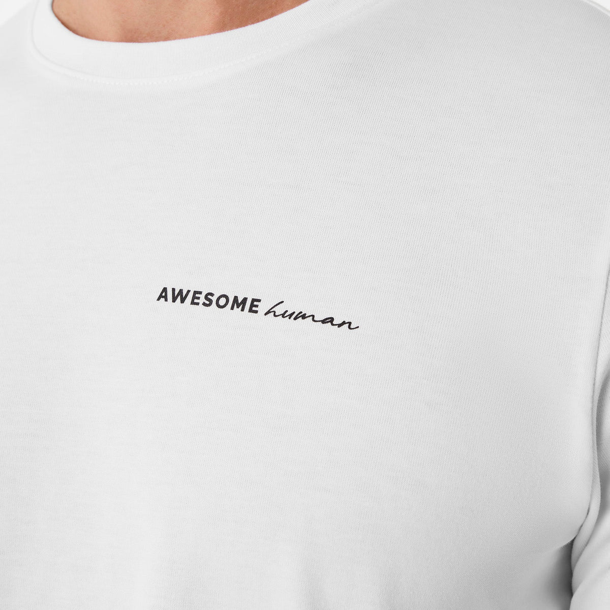 Awesome Human Short-Sleeve Tee - Optic White