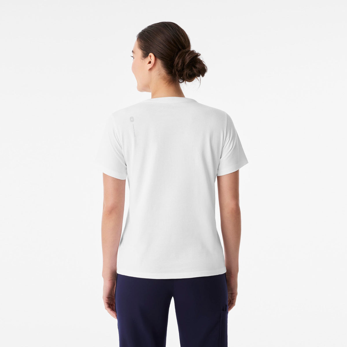Awesome Humans Wear FIGS Short-Sleeve Tee - Optic White