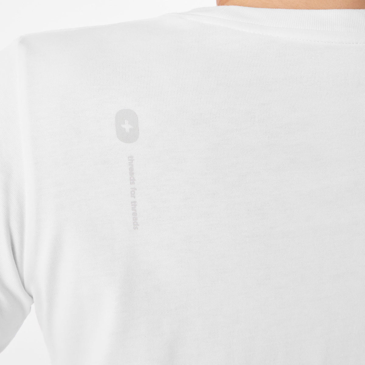 Awesome Humans Wear FIGS Short-Sleeve Tee - Optic White