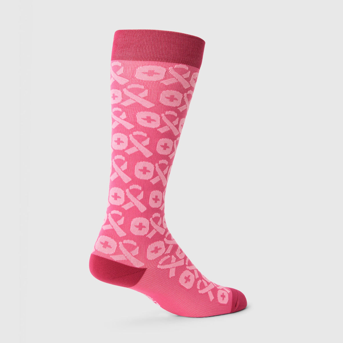 FIGS Compression Socks - BCA Ribbon/F*ing Pink