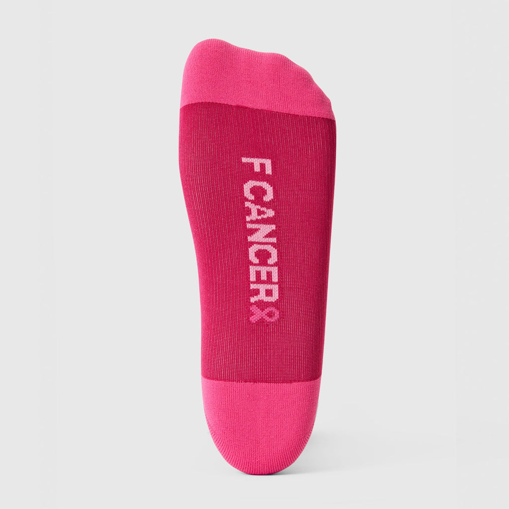 FIGS Compression Socks - F Cancer/Dark F*ing Pink