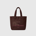 A Very Large Needle Mini Canvas Tote - Espresso