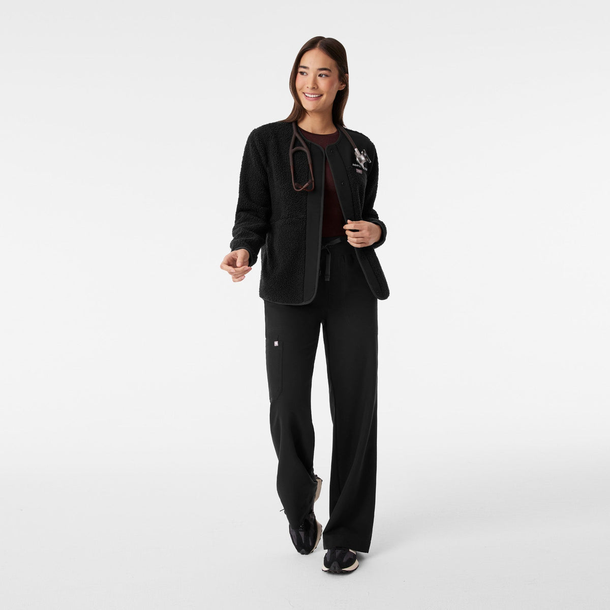Bouclé Jacket - Black