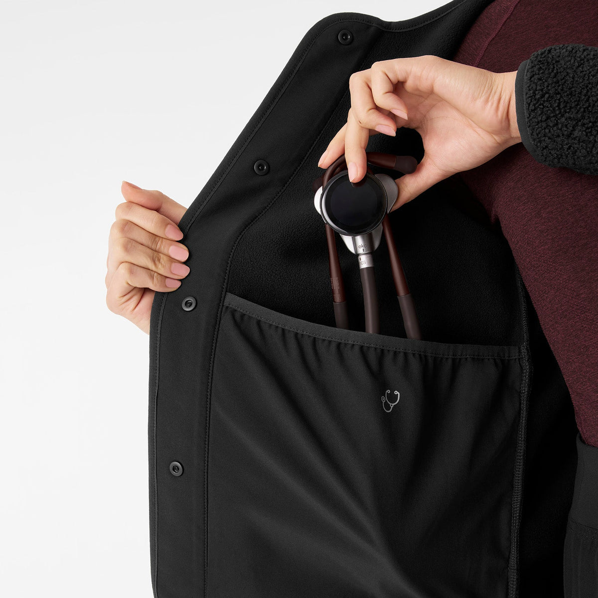 Bouclé Jacket - Black
