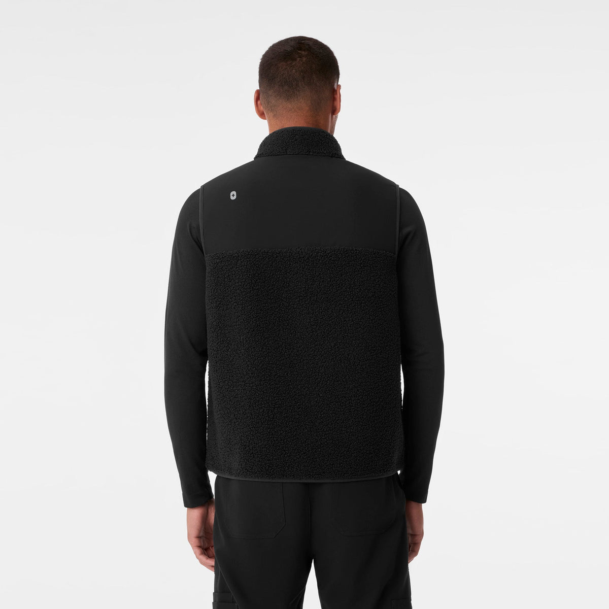 Bouclé Vest - Black