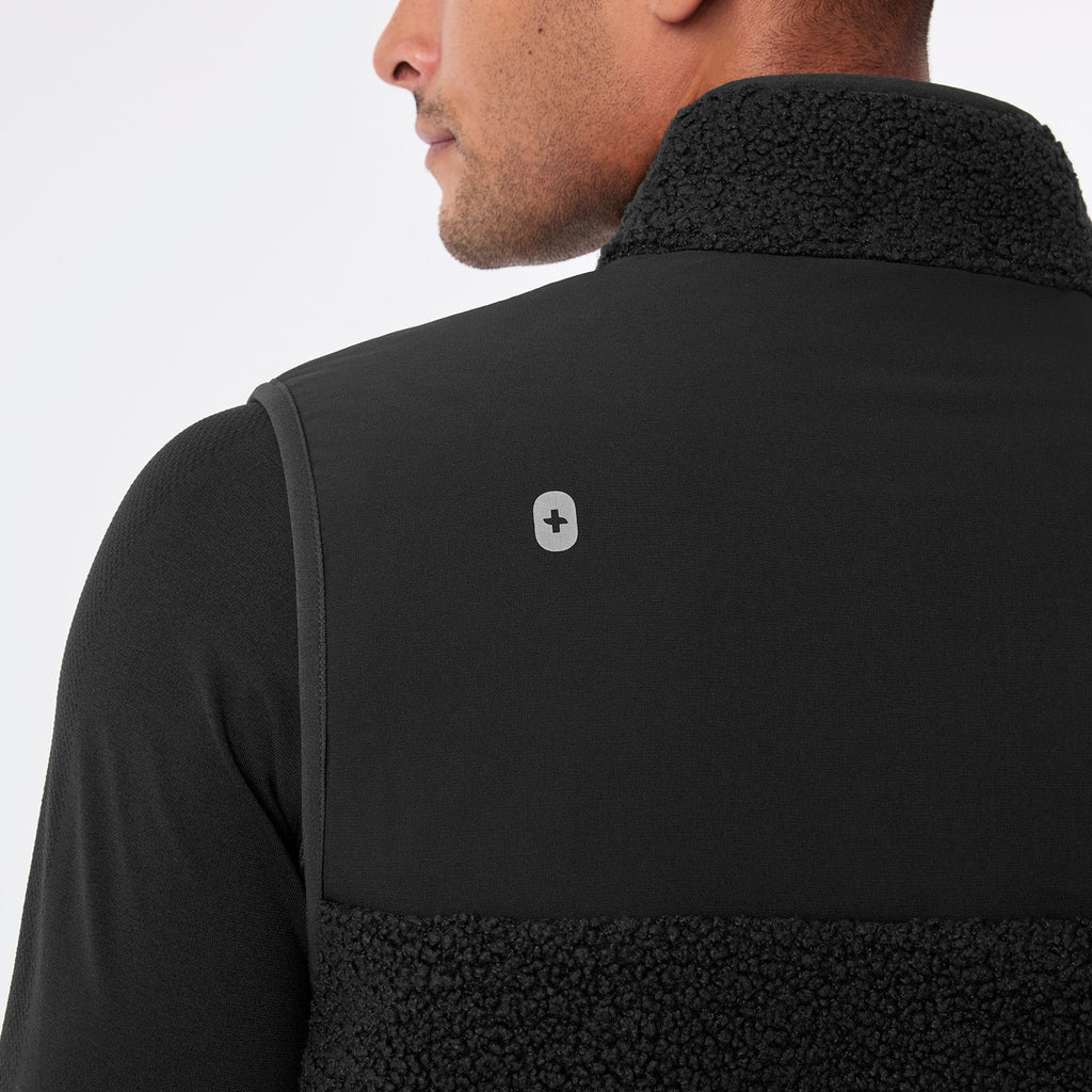 Bouclé Vest - Black