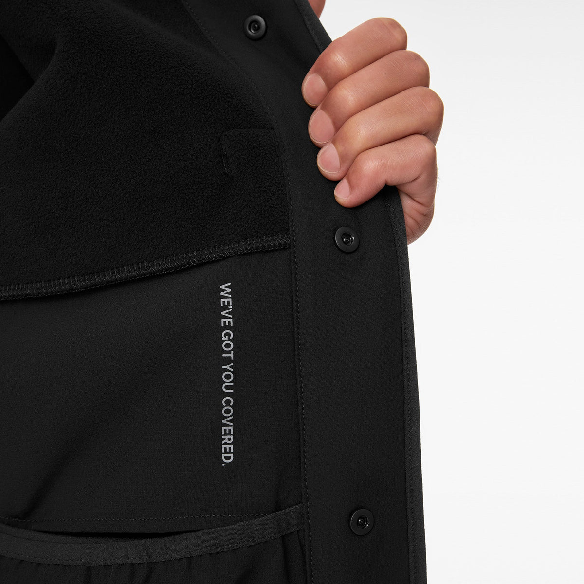 Bouclé Vest - Black